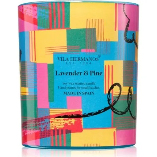 Vila Hermanos 70th Year Lavendel & Fyr Duftlys, 200 g