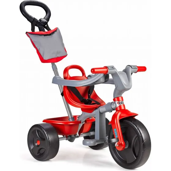 Feber Evo Trike Plus 3-i-1 Trehjulet Cykel - Rød