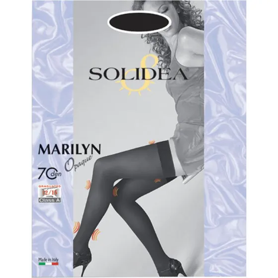Solidea Marilyn 70 Denier Hold-ups 12-15 mmHg Moka