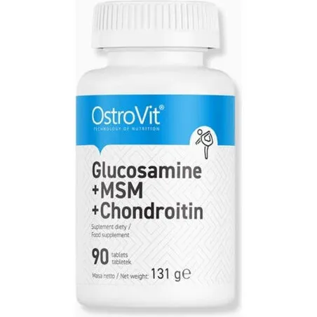 OstroVit Glucosamin + MSM + Chondroitin 90 tabletter