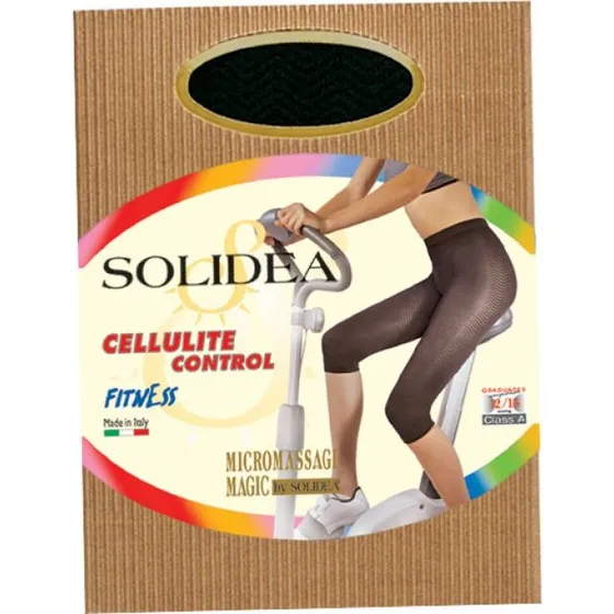 Solidea Fitness Shaping Shorts 12-15 mmHg Sort 5XXL