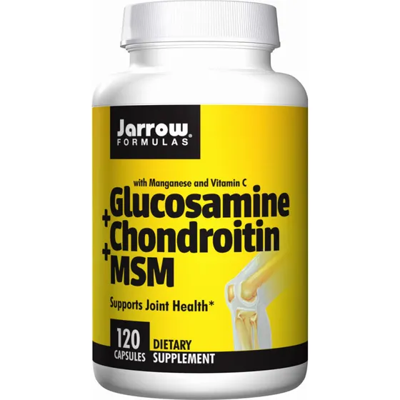 Jarrow Formulas Glucosamine + Chondroitin + MSM 120 kapsler