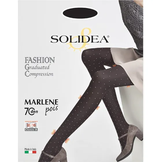 Solidea Marlene Pois 70 Denier Kompressionsstrømper 4XL Forest