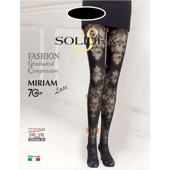 Solidea Miriam Blondetights 70 Denier Klasse A Kompression Sort