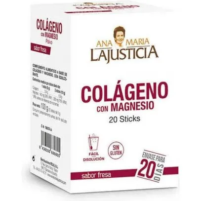 Ana Mara Lajusticia Kollagen med magnesium, 20 sticks (jordbr)