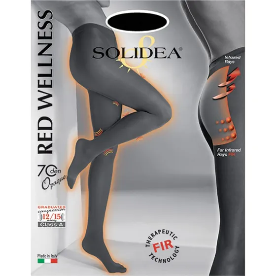 Solidea Red Wellness 70 Denier Kompressionstights 12-15 mmHg
