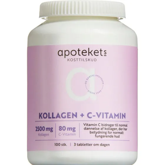 Apotekets Kollagen + C-vitamin 100 stk