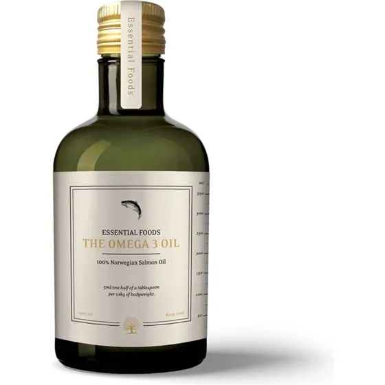 Essential The Omega 3 Oil 500 ml – ren norsk lakseolie til hunde