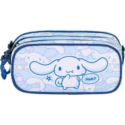 Hello Kitty Cinnamoroll Triple Pencil Case