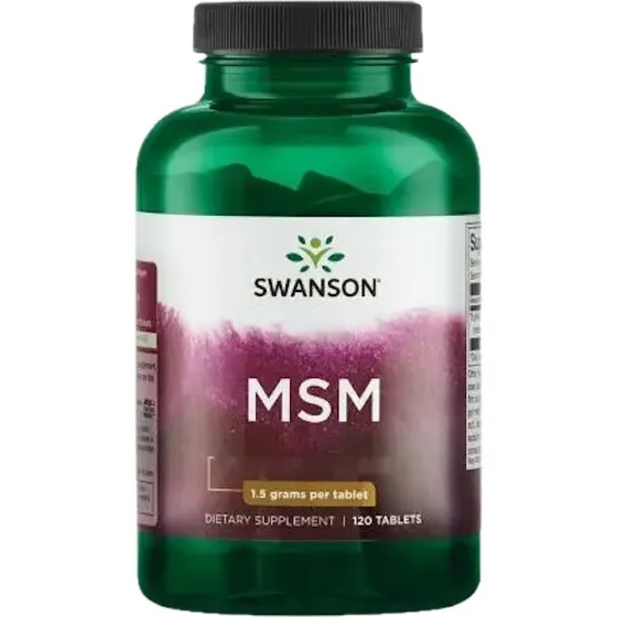 Swanson MSM 1500 mg — 120 tabletter