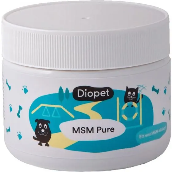 Diopet MSM Pure fodertilskud til hund og kat 150 g