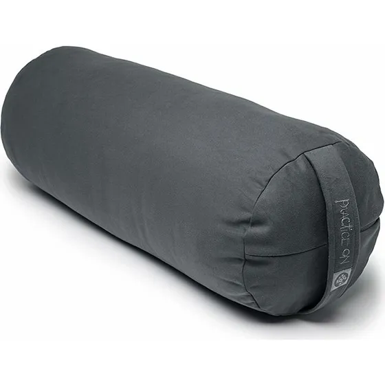 Manduka Enlight Bolster/Yogapølle Rund - Grå/Thunder