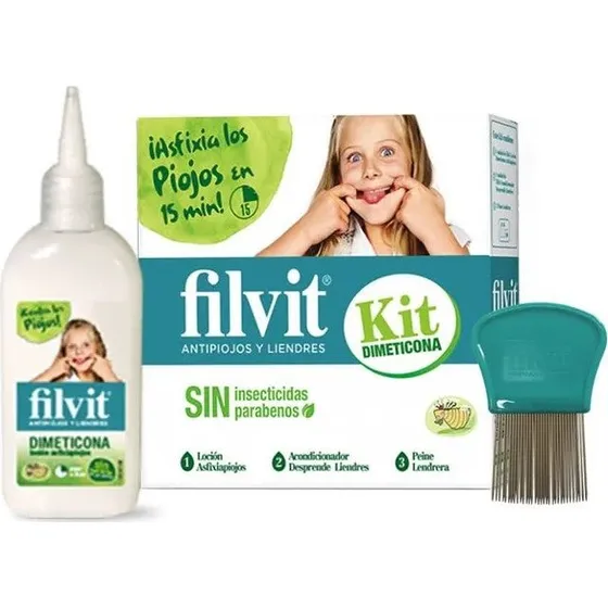 Filvit Dimethicone Anti-Luse Lotion 125ml (3 stk)