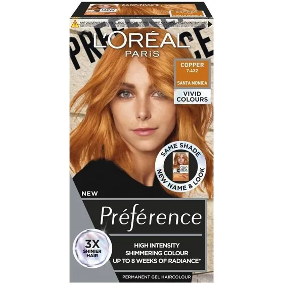 L'Oréal Paris Préférence Vivid Colors 7.432 Copper