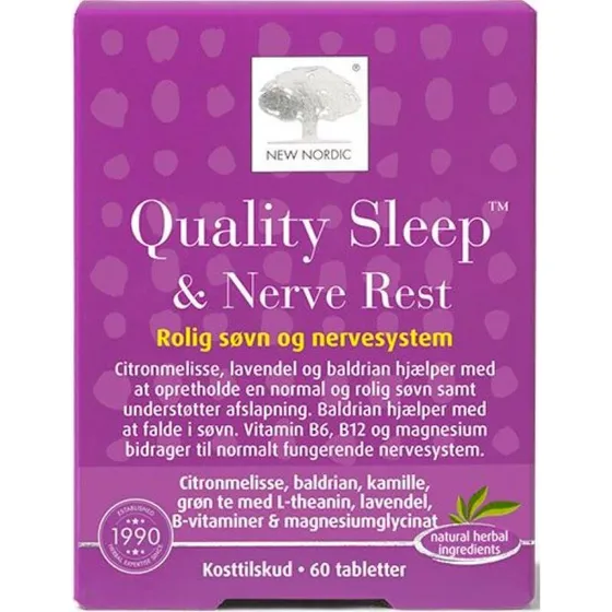 New Nordic Quality Sleep & Nerve Rest, 60 tabl.