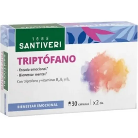 Santiveri Tryptofan Følelsesmæssigt Velvære 30 kapsler