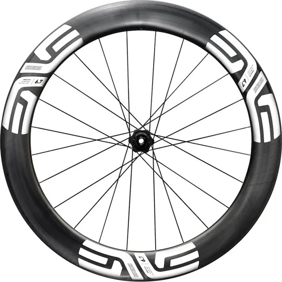 ENVE SES 6.7 Race 700c Forhjul - Center Lock Disc - Hvide Stickers