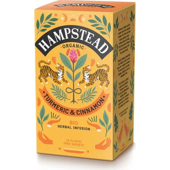 Hampstead Tea Gurkemeje & Kanel Te Økologisk