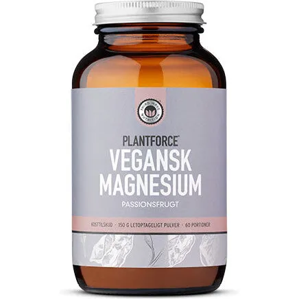 Plantforce Vegansk Magnesium, Passionsfrugt 150 g