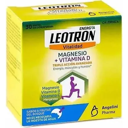 Leotron Magnesium + Vitamin D 30 Sticks
