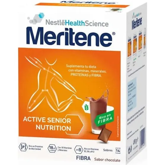 Meritene Active Senior Nutrition Chokolade 14 stk.