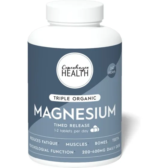 Copenhagen Health Triple Organic Magnesium 240 tabl.
