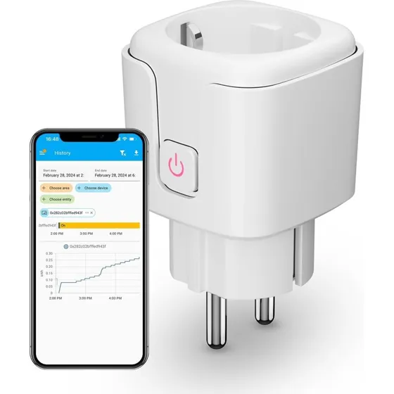 ThirdReality Smart Plug E2 (Type-F) Zigbee Smart Stikkontakt