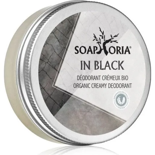 Soaphoria I Sort Økologisk Creme Deodorant til Mænd, 50 ml