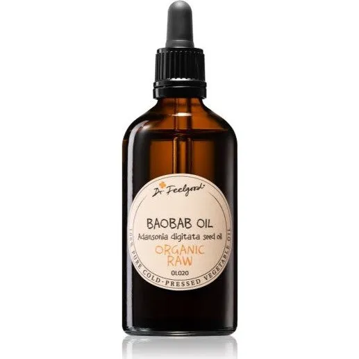 Dr. Feelgood Økologisk Rå Baobabolie til Meget Tør Hud, 100 ml