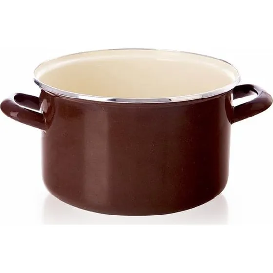 BRUN emaljegryde 20 cm, 3 l - Brown-serien