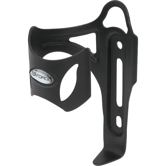 FORCE Flaskeholder i aluminium med sideindstik - Mat sort