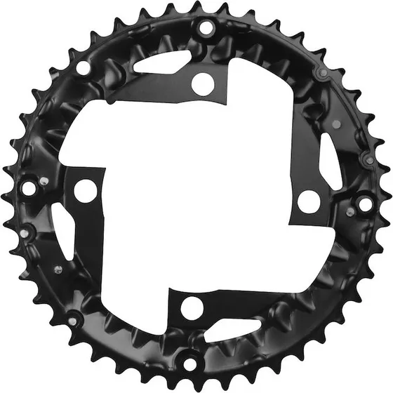 FORCE klinge 44T BCD 104mm 9-speed stål sort