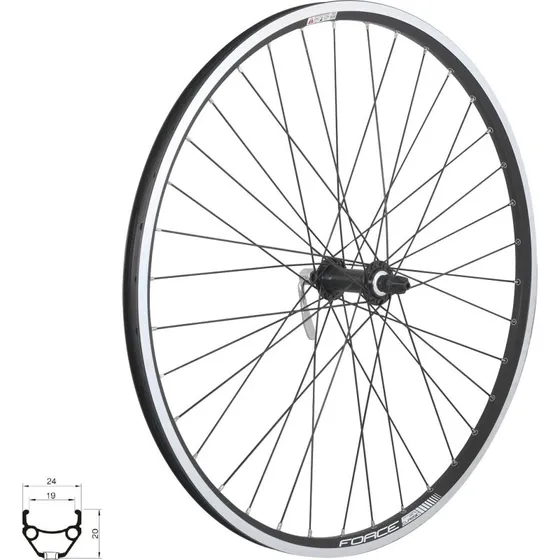 Force Classic Forhjul MTB 26" Fælgbremse