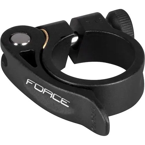 FORCE Quick Release sadelrørsklampe 34,9mm - Sort