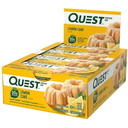 Quest Bar Lemon Cake 12-pak