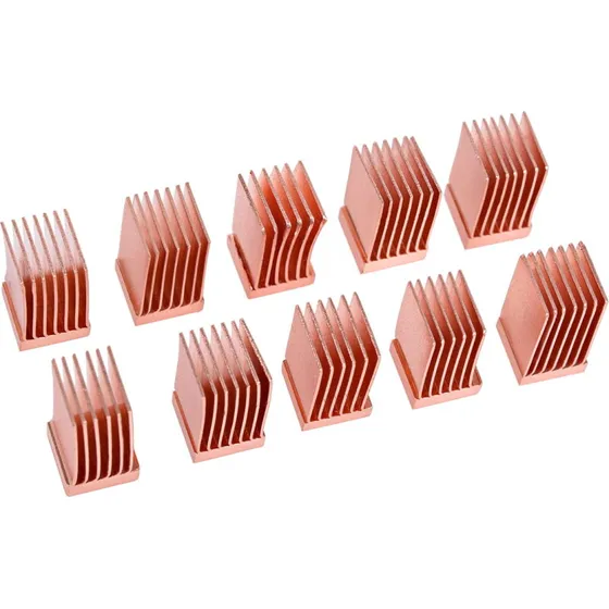 Alphacool Kobber heatsinks 6,5×6,5 mm – 10 stk.