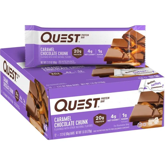 Quest Nutrition Proteinbar Caramel Chocolate Chunk 60 g