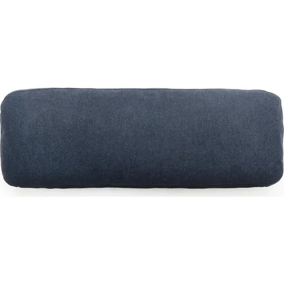 Kave Home Neom Sofa-pude - Blå tekstureret polyester 24x72 cm