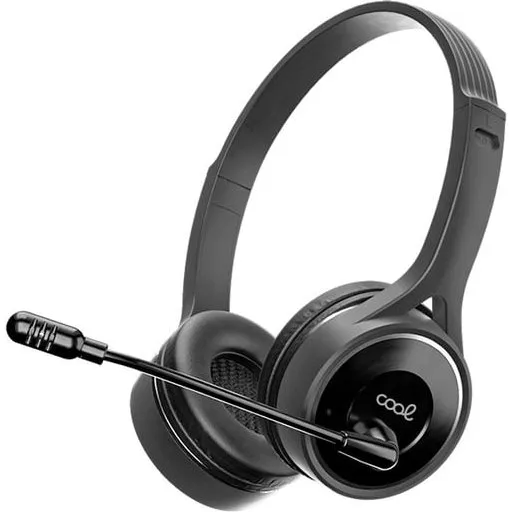 COOL Accesorios COOL Office Headset – Trådløst & Kabel Bluetooth Sort