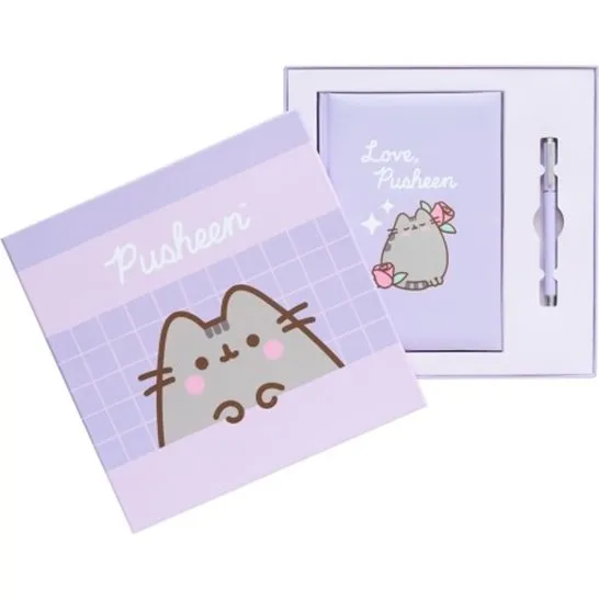 Pusheen Moments A5 Notesbog og Pen Sæt