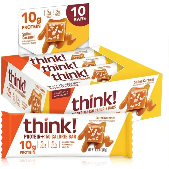 thinkThin Salted Caramel Protein Bar 1.41 oz – høj protein