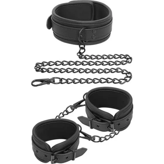 Vegan Collar & Hand Cuffs Set - Krave og håndled
