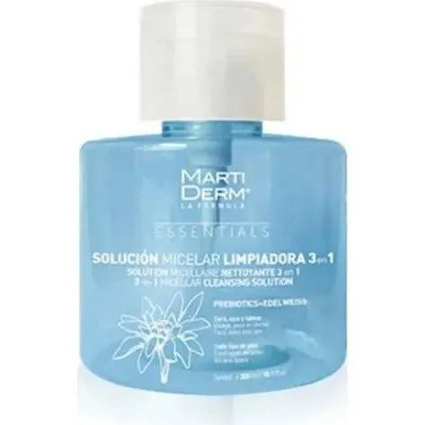 Martiderm Essentials 3-i-1 Micellar Renseopløsning Edelweiss 300 ml