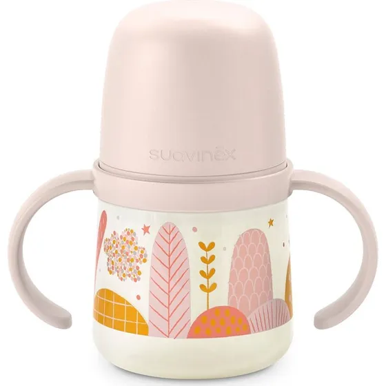 Suavinex Dreams First sutteflaske med håndtag, Pink, 150 ml