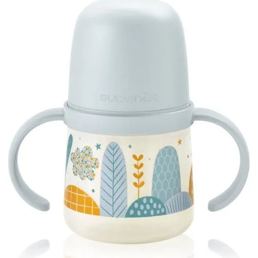 Suavinex Dreams First sutteflaske med håndtag, Blå, 150 ml