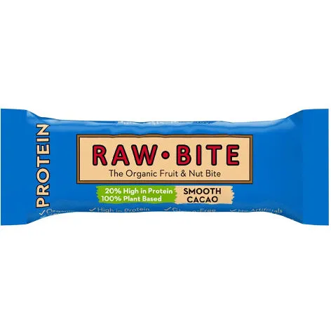 Rawbite Fruit & Nut Bite Smooth Cacao Økologisk 45 g