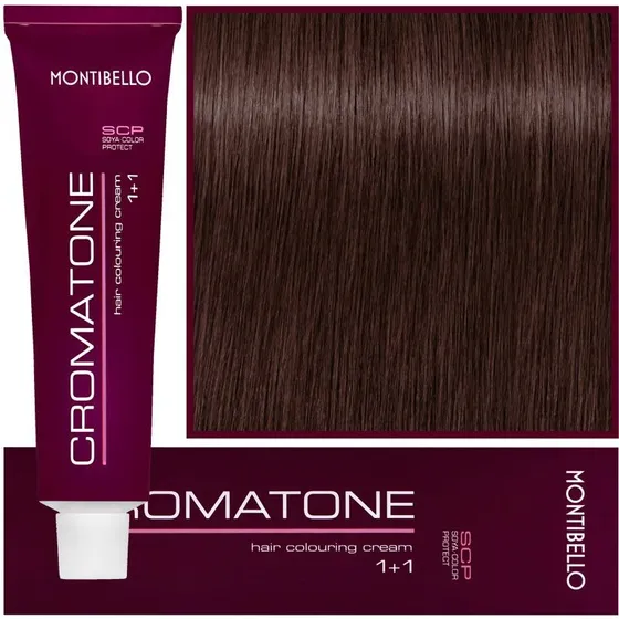 Montibello Cromatone Hårfarve 3,62 Perlefarvet Mørkebrun 60ml