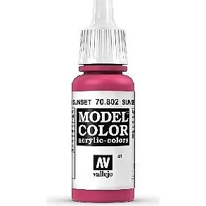Vallejo Model Color Sunset Red - 18 ml