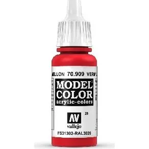 Vallejo Model Color Vermilion - 17ml