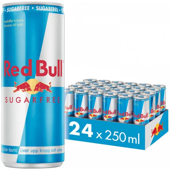 Red Bull 24 x 250 ml Sukkerfri